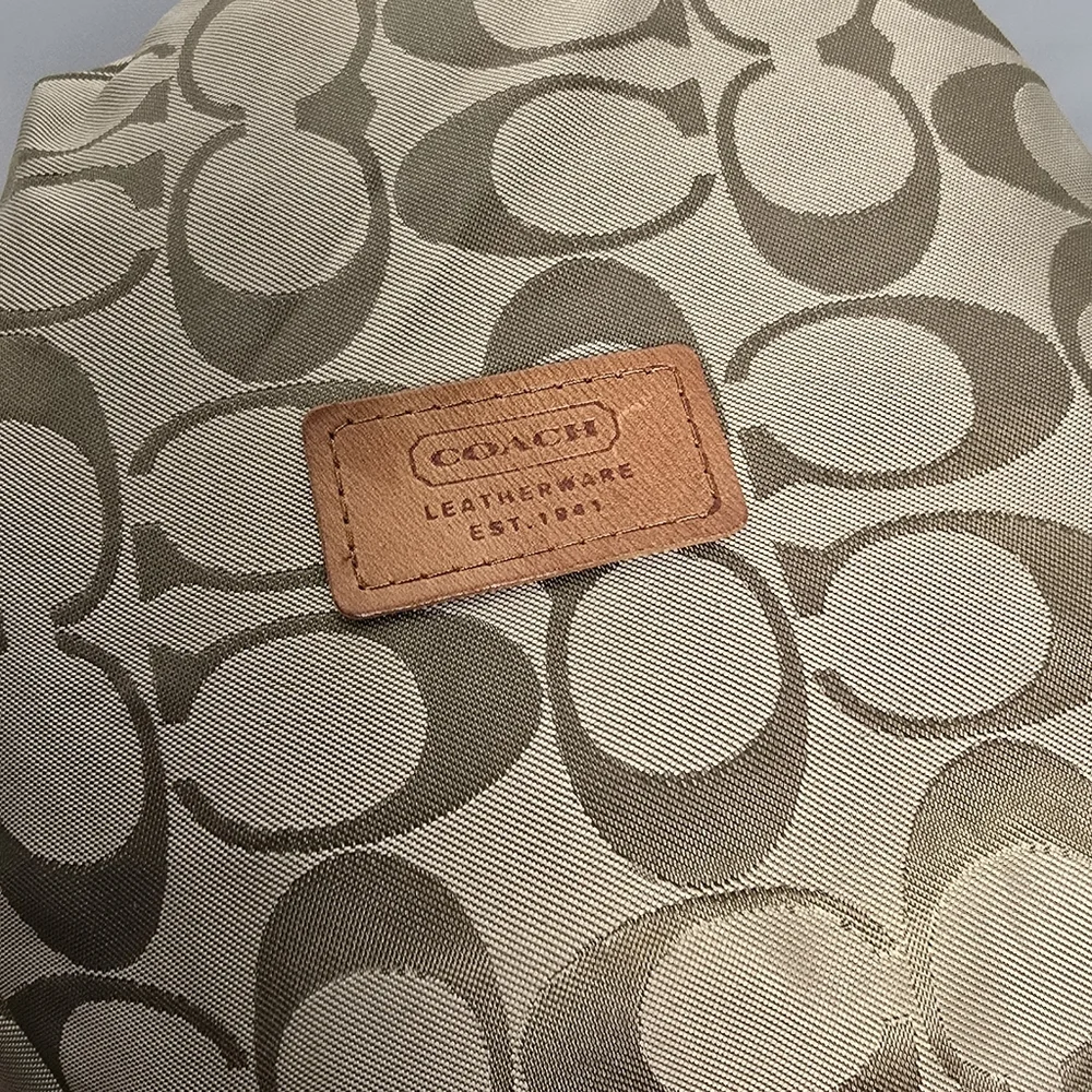 Coach Bucket Hat Y2K Vintage Leather Suede - Picture 5 of 8